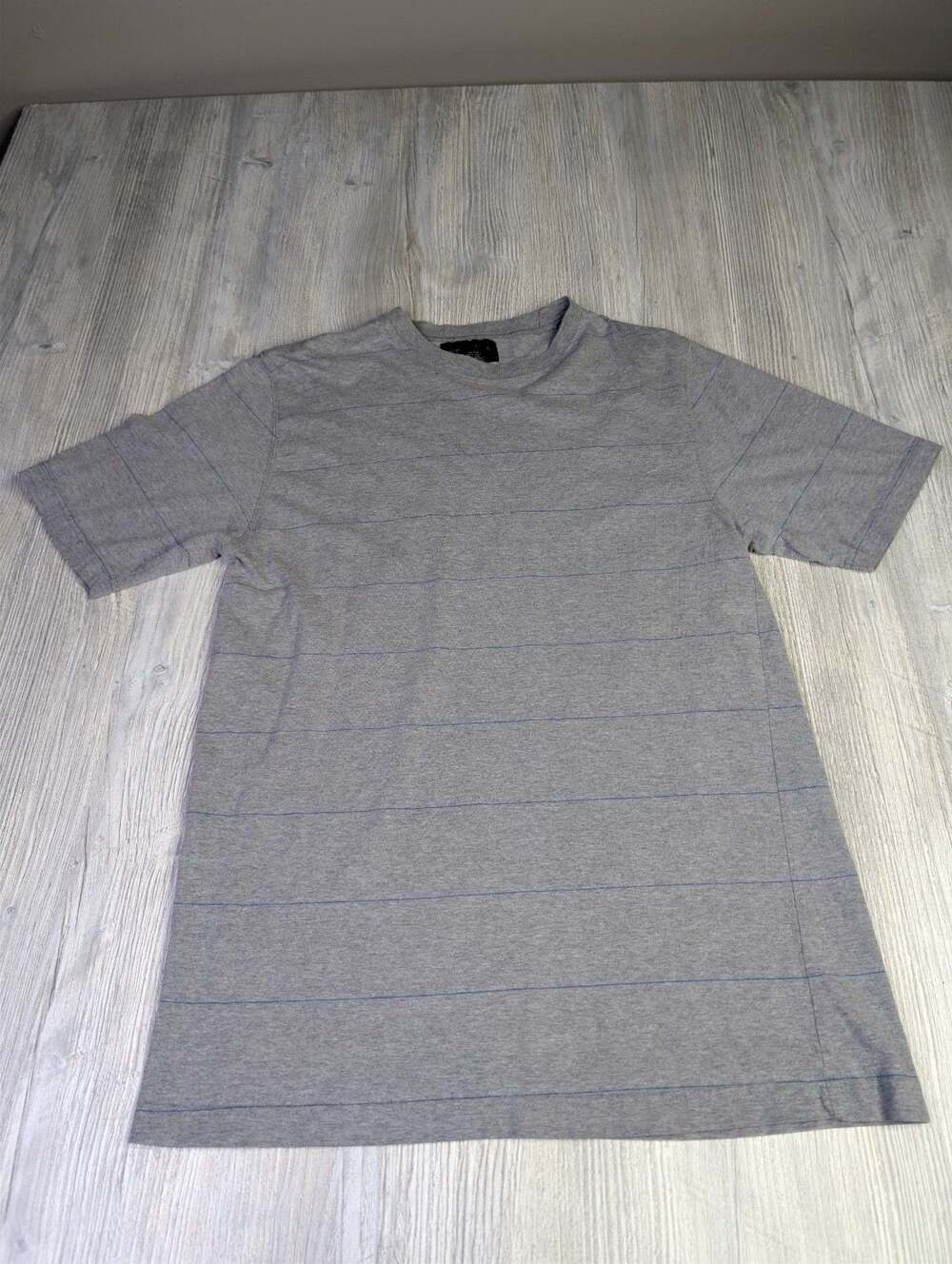 Sonoma Jean Company‎ Men's Short Sleeve Crew Neck Striped T-Shirt Gray